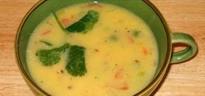 Make Indian style corn soup