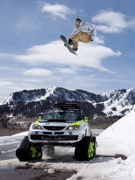 Awesome Modified Subaru is King of Snow and Ice