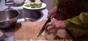 Make a pork cutlet with apple & fennel salad