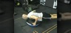 Get ripped abs with a bosu ball